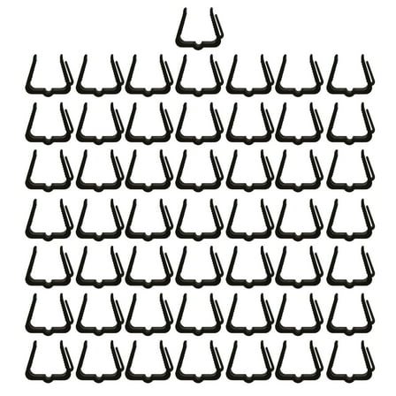 AOOOWER 50pcs Functional Clip For Hanging Lights On Fascia Boards And Deck Banisters