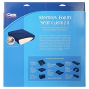 Carex Memory Foam Seat Cushion for Kitchens, Offices, Cars and Outdoors, Navy Blue