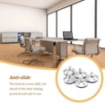 thumbnail image 4 of Ounissouiy Deslizadores de campana para silla de oficina, 5 piezas, ruedas de 50mm, deslizadores ajustables antideslizantes, ruedas de repuesto Decoración del hogar, 4 of 6