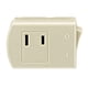 thumbnail image 1 of Interruptor polarizado Leviton, no conectado a tierra, 125 V, 13 A, color marfil, 1 of 1