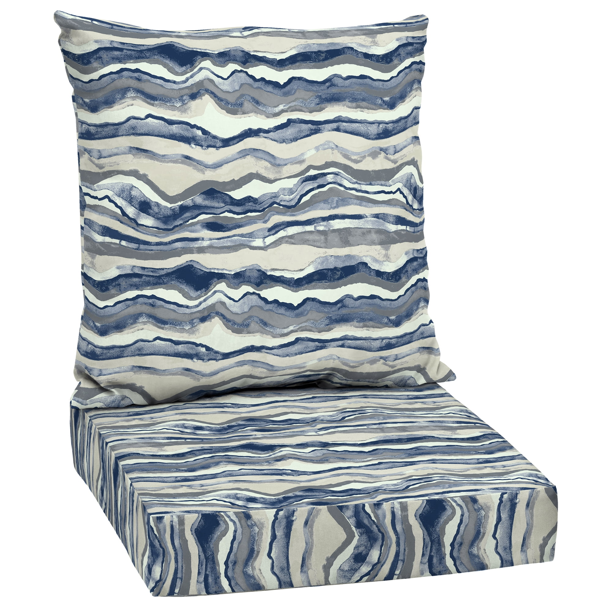 Mainstays Burr Oak 48 x 24 in. Outdoor Deep Seat Cushion Set - Walmart.com