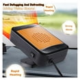 thumbnail image 4 of Car Heater Portable Car Defroster Windshield Heater,12V 120W Fast Heating & Cooling Fan,Plug in Cigarette Lighter Heaters Windshield Defogger,360° Rotary Portable Car Heaters for Vehicle,Cars,RVs,SUV, 4 of 8