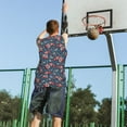 thumbnail image 5 of Sikiie Gnome Love USA Basketball Jersey Reversible Men's Mesh Athletic Sports Shirts Training Practice S-4XLLarge, 5 of 6