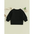 thumbnail image 4 of Liacowi Baby Boys Girls Halloween Outfits 3 6 12 18 24 Months Infant Autumn Winter Sweatshirts Long Sleeve Round Neck Letter Print Pullovers Infant Fall Loose Fit Tops, 4 of 8