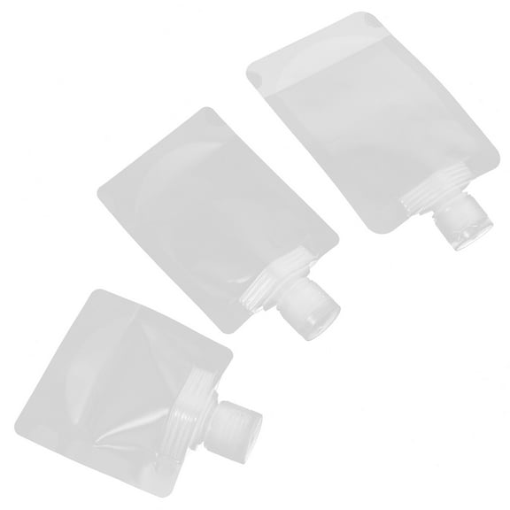 15Pcs Empty Refillable Squeeze Pouch Squeezable Bag Leakproof Cosmetic Container