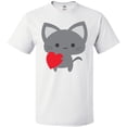 thumbnail image 3 of Inktastic Heart Cat T-Shirt, 3 of 5