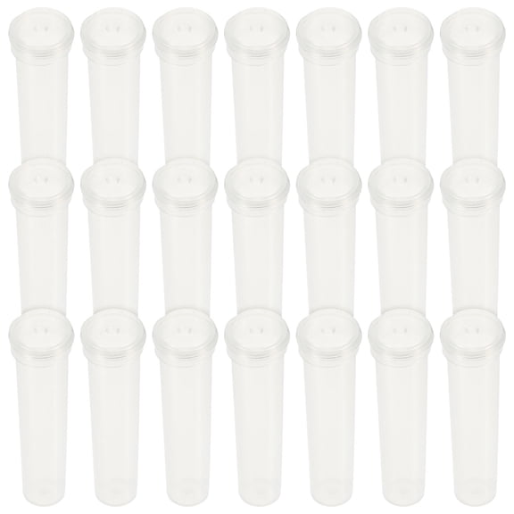 LEORX Floral Tube Bulk Nutrition Flower Tube White Plastic 25Pcs