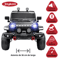 thumbnail image 3 of Camioneta eléctrica Montable para niños JOYKOO Control remoto Luz 12v Negro, 3 of 7