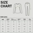 thumbnail image 4 of Ropa interior térmica para mujer, Calzoncillos largos, conjunto de capa base con forro polar cálido para invierno, parte superior e inferior para clima frío, 4 of 5
