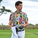 thumbnail image 3 of Balery Cute Dogs Collage Camisa Polo de Hombre con Estampado, de Manga Corta y Tejido Medio, Camisa Tipo Golf Polo-X-Large, 3 of 6