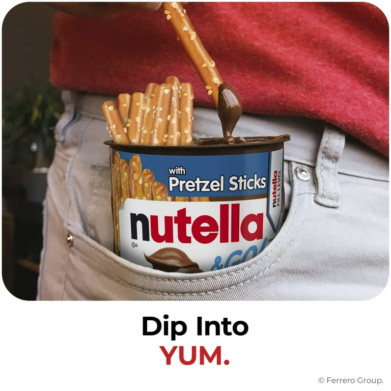 ナルナ プレミアム 30g Nutella & GO! - 1.9 oz Snack Cup with Hazelnut and Cocoa Spread