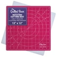 thumbnail image 1 of Alfombrilla de corte giratoria The Quilted Bear, 30 x 30 cm, autocurativa, rosa, 1 of 8