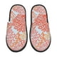 thumbnail image 1 of Fotbe Corals Pantuflas Peludas para Mujer con Estampado, Zapatillas de Peluche, Zapatos de Invierno para Casa, Uso Interior y Exterior-Medium, 1 of 8