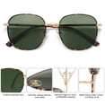 thumbnail image 2 of Gafas de sol SOJOS Classic Square SJ1137 para mujer/hombre, color tortuga, 2 of 5
