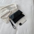 thumbnail image 3 of Bolso Bolso de embrague de sobre de moda para mujer, bolso de cuero, bolso de mano, bolso de tarjeta (negro), 3 of 6