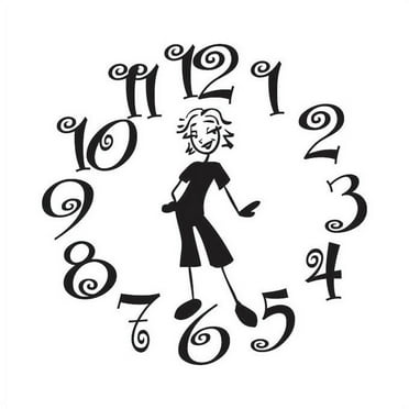 Clock Vinyl Graphic - Large
