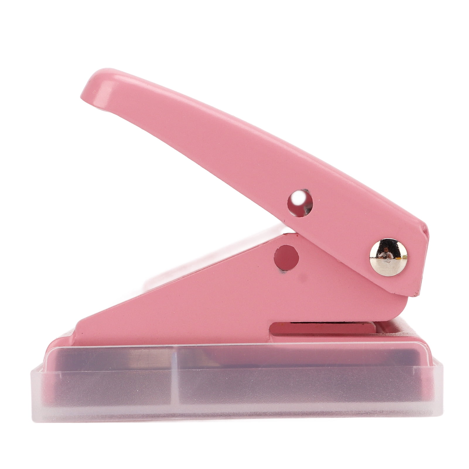 Hole Puncher,6 Hole Punch Pink Anti Slip Metal Structure 6 Hole Spacing Paper Planner Inserts Hole Punch,Planner Punch