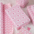 thumbnail image 4 of Rollo de papel de regalo para baby shower rosa MAYPLUSS, 5 m x 50 cm, 4 of 7