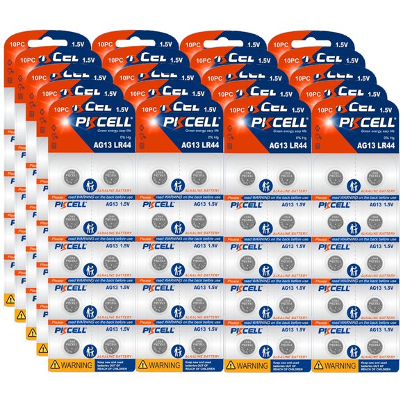 200Pcs A76 SR44 LR44 357 AG13 1.5V Premium Alkaline Button Cell Battery for Toys and Electronic Devices