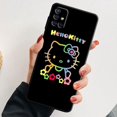 thumbnail image 1 of Funda de silicona de lujo con dibujos animados de Hello Kitty para Samsung Galaxy A70, A02s, A02, A01, A10, A20e, A10s, A03 Core, A04, A50, A40, A03s, A04s Fivean unisex, 1 of 2