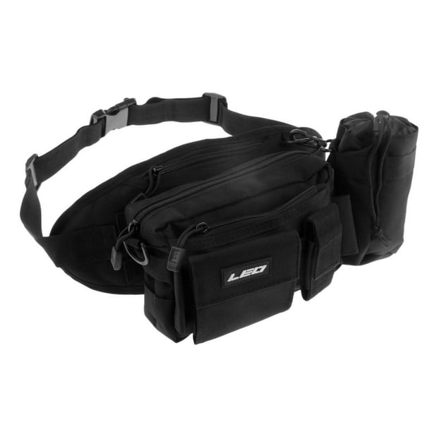 Adjustable Strap Fishing Bag Fishing Waist Pack Fanny Pack With Detachable  