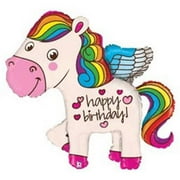 Burton & Burton 45" Rainbow Pony Balloon