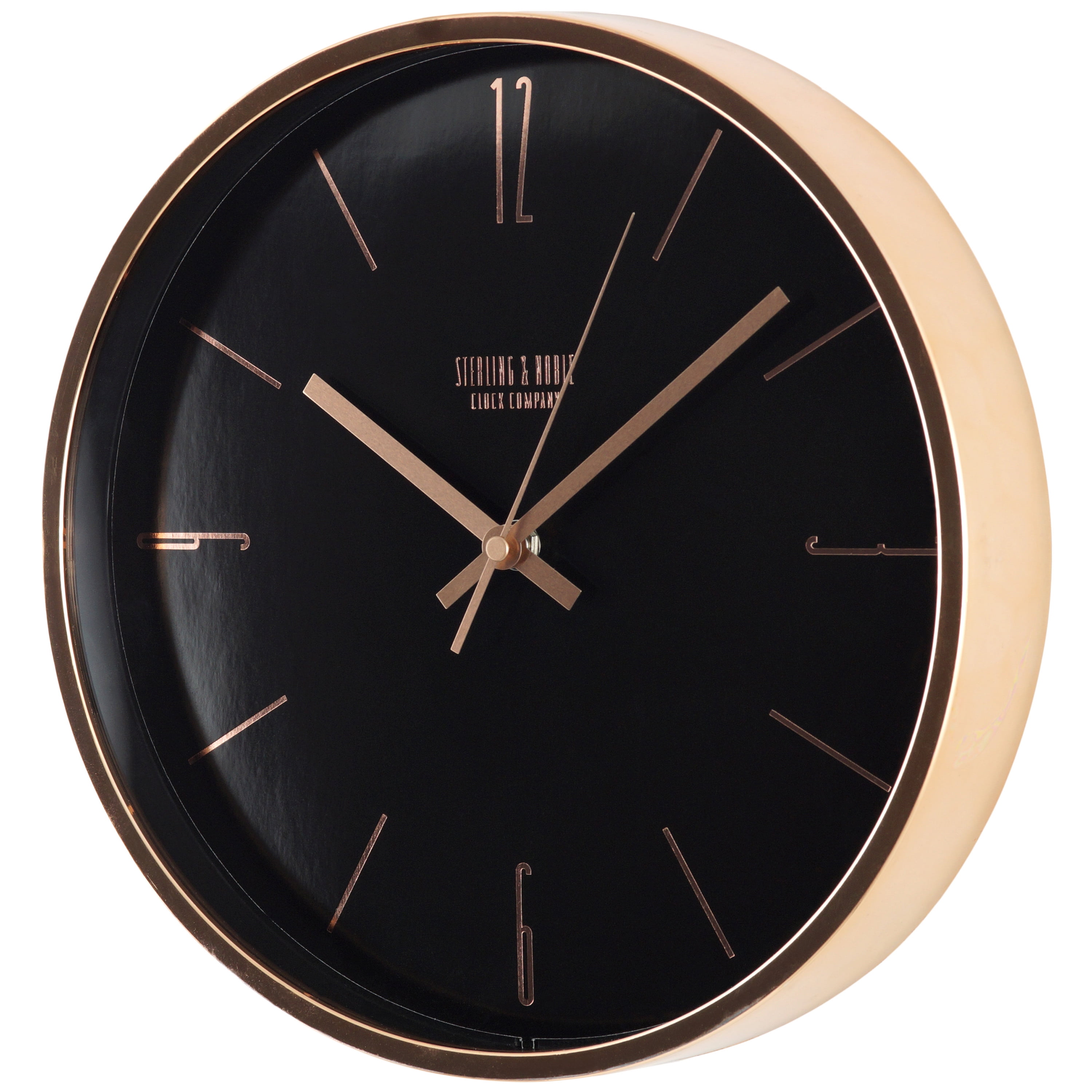Mainstays 11 5 Rose Gold Wall Clock Walmart Com Walmart Com