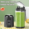 thumbnail image 4 of Petyoung Portable Blender 24oz, 360W Personal Jucier for Shakes & Smoothies, 6000mAh USB Rechargeable, Dual Mode, BPA Free, 4 of 7