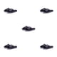 thumbnail image 3 of Minnieouse Zapatillas Badslippers Zapatos de baño Toboganes antideslizantes Zapatillas de playa Sandalias de masaje transpirables Interior Negro Type2 NO2, 3 of 6
