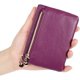 thumbnail image 5 of Monedero de piel auténtica ZHAOCHENG para mujer con bolsillo con cremallera, 5 of 5