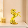 thumbnail image 5 of Galloping Horse Crystal Carousel Ornament - Colorful Glass Decor for Home and Office - Elegant Success Symbol with Rotating Base, 5 of 6