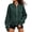 5652-DARKGREEN, variant on Jackets for Women Fleece Zip Up Jacket Womens Casual Bomber Fall Jacket Long SleeveSweatshirts with Pockets XXL