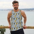 thumbnail image 6 of KLL Lightning Bolts Print Men's Muscle Gym Workout Stringer Tank Tops Bodybuilding Fitness T-Shirts Tank Tops Men-Medium, 6 of 7
