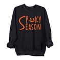 thumbnail image 2 of FDGIU Spooky Season Cute Ghost Graphic Women's Halloween Sweatshirt Oversized Crewneck Pullover Long Sleeve Casual Top Halloween Shirts for Women, 2 of 3