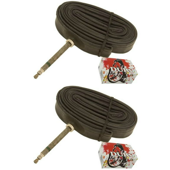 2 Duro Tubes 700 x 20c/23c 60mm Standard Presta Valve. Set of Tube. Pair of Tubes. Two Tubes. bicycle tube, bike tube