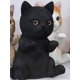thumbnail image 1 of Ornamento de Gato Negro Decoraciones de Gato, Esculturas de Resina, Artesanías, 1 of 1