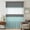 Dark Gray Turquoise, variant on Black Morocco Sheer Curtains 63 Inches Long, Grey Striped Middle Century Patterned Light Filering Curtains, Breathable Simi Curtain Privacy Drapes for Living Room Bedroom Lightweight Window Treatment