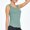 Green, variant on pstuiky Women's Summer Sleeveless Tank Top - Breathable Cotton V-Neck Square Neck Tops for Yoga Running Pilates