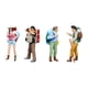 thumbnail image 1 of 1:64 Figuras en miniatura Micro Paisaje Decoración Senderismo Pequeño Diseño Decorativo 4 piezas, 1 of 9
