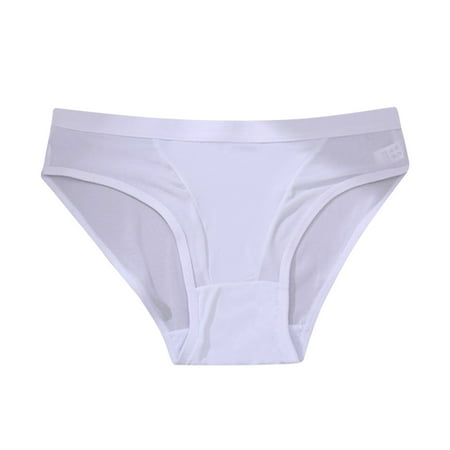 

GWAABD Cute Underwear for Women Fashion Briefs Low Waist Mesh Solid Color Briefs Cotton Crotch Underwear Women Panties