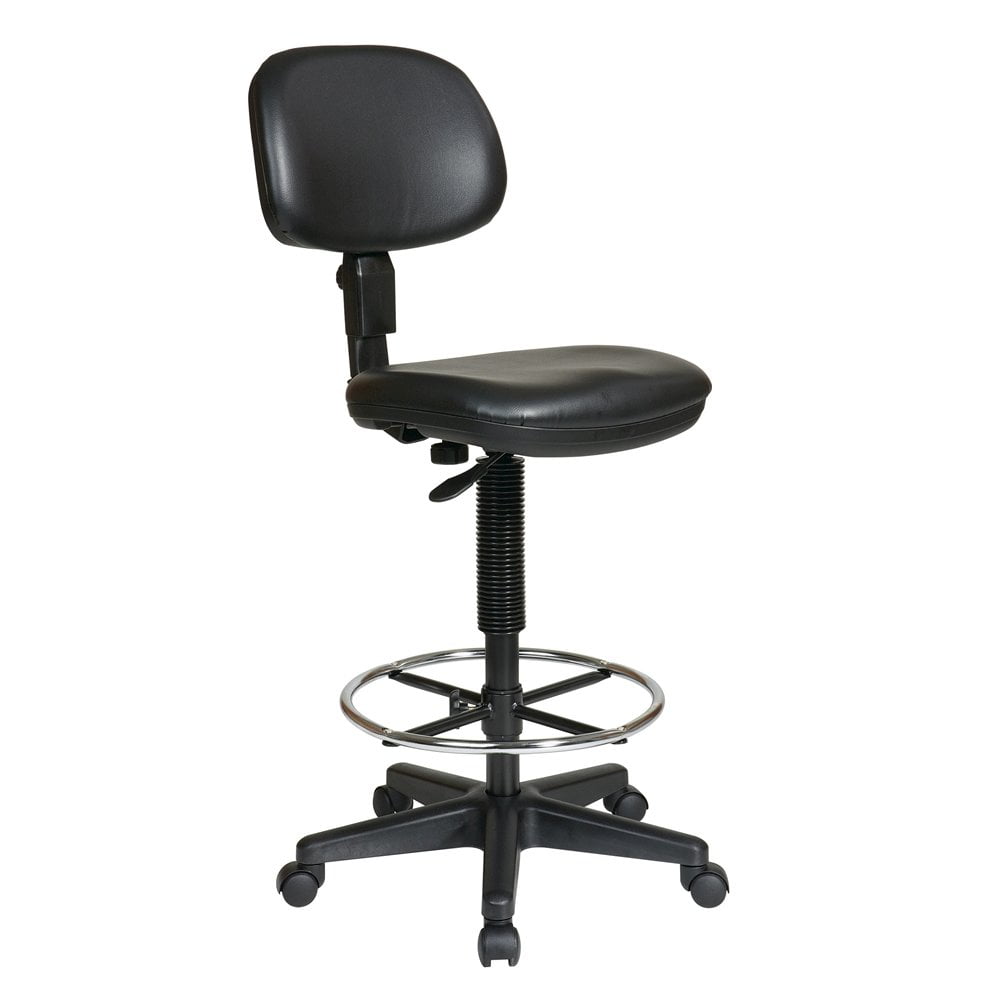 furnifact black drafting chair tall product