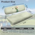 thumbnail image 3 of Psesaysky Golf Cart Seat Covers for Women Men Golf Lover, Ezgo Front Seat Covers Golfcart Accessories Ordinary Seats Cushion Anti-Scratch Easy to Install, 3 of 8
