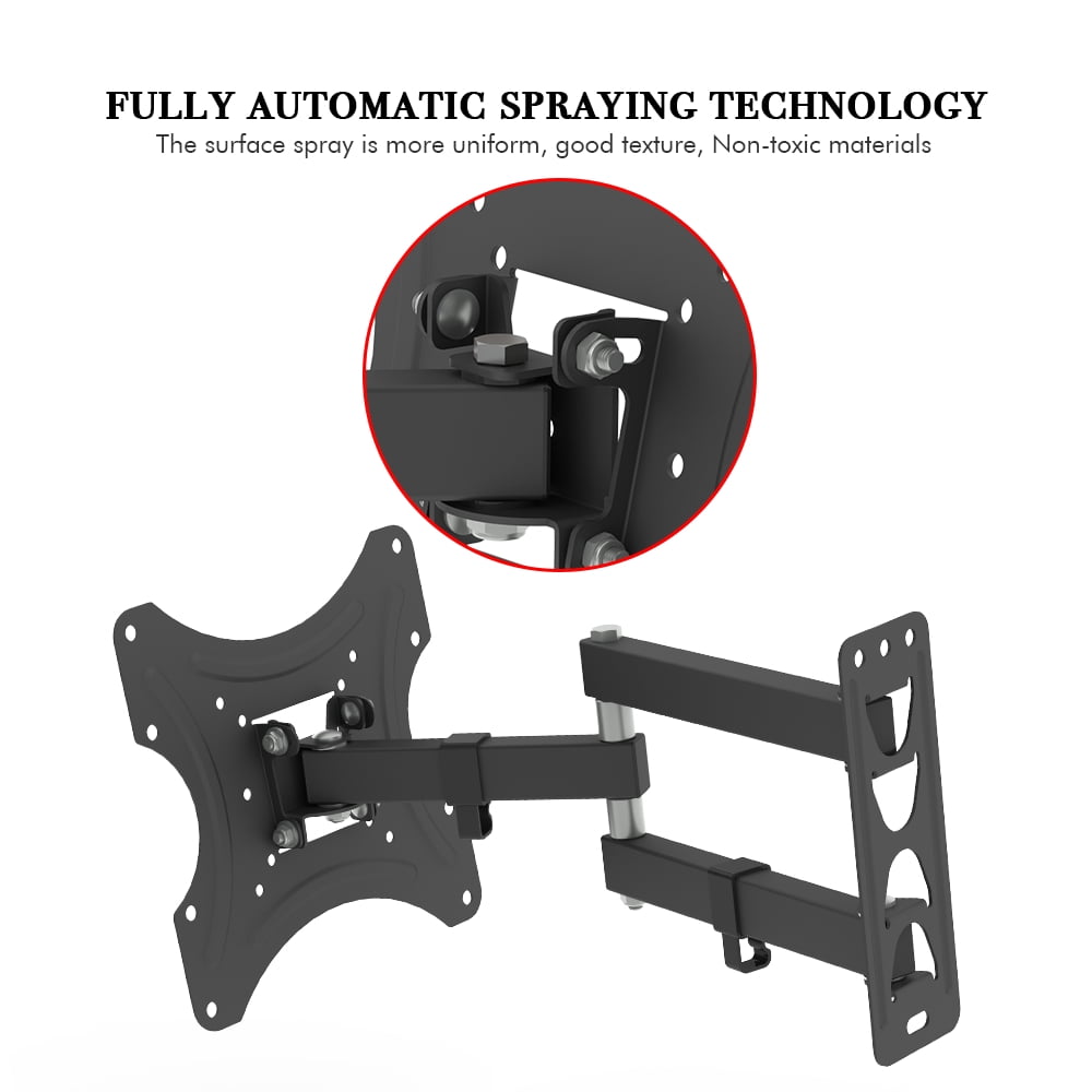 26-50" Adjustable Wall Mount Bracket Rotatable TV Stand TMX200 with Spirit Level