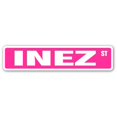 thumbnail image 1 of SignMission Inez SS- 4 x 18 Po Chambre Nom Enfants Signe de Rue - Inez, 1 of 1