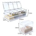 thumbnail image 2 of Juego de 4 Cajas de Condimentos JINMJMXG Frascos Transparentes para Cocina, 2 of 5