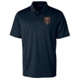 thumbnail image 2 of Men's-Cutter & Buck  Navy Real Salt Lake Big & Tall Prospect Eco Textured Stretch Recycled Polo, 2 of 3