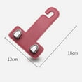 thumbnail image 6 of Pebbuoy Car Seat Headrest Hook Universal Vehicle Storage Hanger Strong Load-bearing Easy to Install Auto Vehicle Universal Hidden Multifunctional Hook, 6 of 7