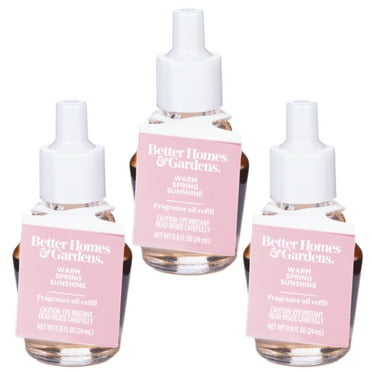 Better Homes & Gardens Aroma Accents Oil Refill 24 mL (3-Pack), Warm Spring Sunshine