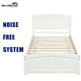 thumbnail image 6 of Bellemave Twin Wood Platform Bed, White, 6 of 9