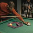 thumbnail image 1 of ELAYARD Pool Enthusiasts Elegant Wood Design Triangle Rack for Ball Arrangement 1Pcs 11.4x8.3x1.2in, 1 of 8